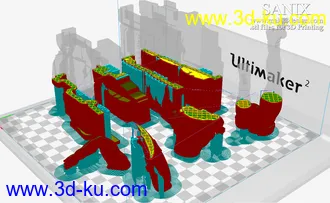 《复仇者联盟》多人打斗场景-3D打印模型的图片66