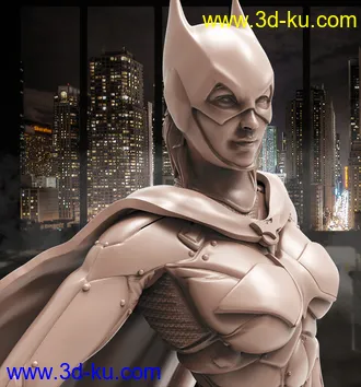 蝙蝠女侠-3D打印模型的图片