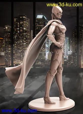 蝙蝠女侠-3D打印模型的图片