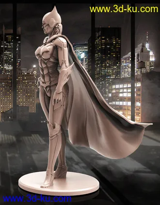 蝙蝠女侠-3D打印模型的图片