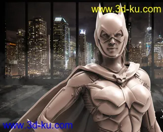 蝙蝠女侠-3D打印模型的图片