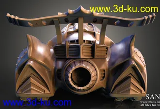 蝙蝠车-3D打印模型的图片