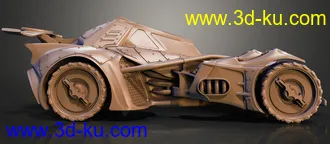 蝙蝠车-3D打印模型的图片