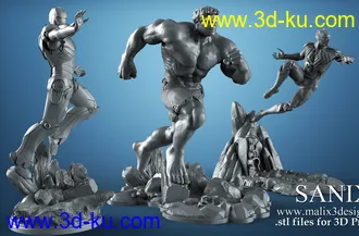 漫威漫画-黑豹-3D打印模型的图片