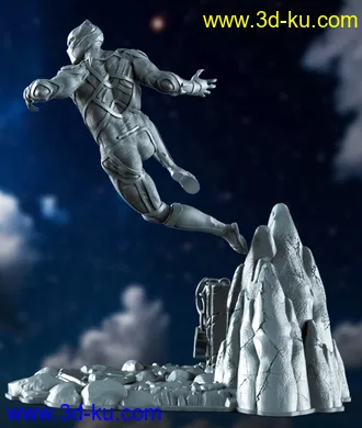漫威漫画-黑豹-3D打印模型的图片