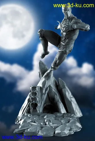 漫威漫画-黑豹-3D打印模型的图片