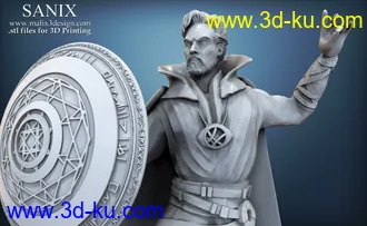 漫威漫画-奇异博士-3D打印模型的图片