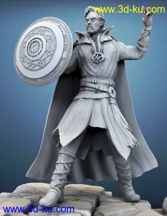 漫威漫画-奇异博士-3D打印模型的图片