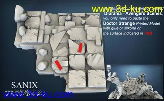 漫威漫画-奇异博士-3D打印模型的图片