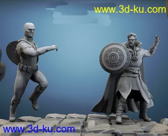 漫威漫画-奇异博士-3D打印模型的图片