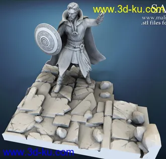 漫威漫画-奇异博士-3D打印模型的图片