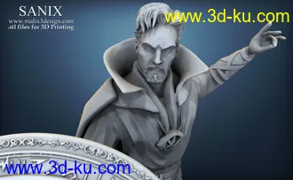 漫威漫画-奇异博士-3D打印模型的图片