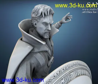 漫威漫画-奇异博士-3D打印模型的图片
