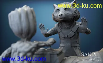 银河护卫队-角色场景-3D打印模型的图片