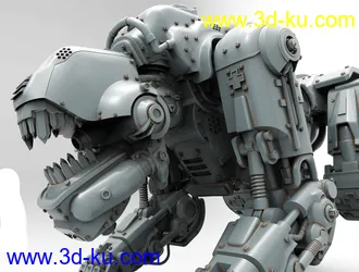 《德军总部》机械犬-3D打印模型的图片