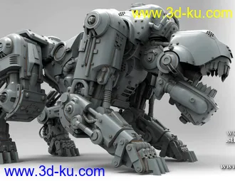《德军总部》机械犬-3D打印模型的图片