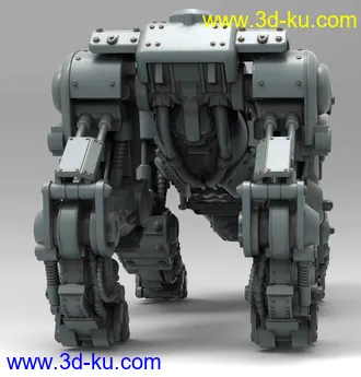 《德军总部》机械犬-3D打印模型的图片