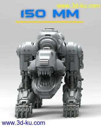 《德军总部》机械犬-3D打印模型的图片