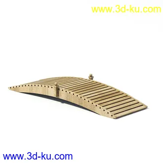 木桥,木篱笆,木桌子,木凳子,木椅子,模型合集的图片