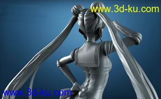 《美少女战士》月野兔-3D打印模型的图片4