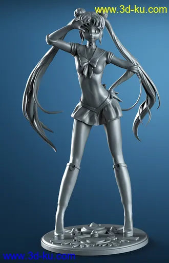 《美少女战士》月野兔-3D打印模型的图片8