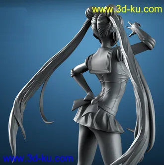 《美少女战士》月野兔-3D打印模型的图片9