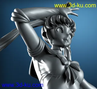 《美少女战士》月野兔-3D打印模型的图片