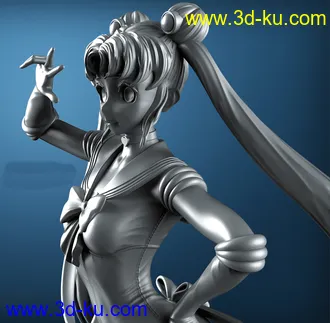 《美少女战士》月野兔-3D打印模型的图片12