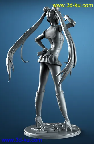 《美少女战士》月野兔-3D打印模型的图片15