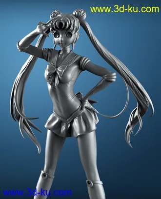 《美少女战士》月野兔-3D打印模型的图片20