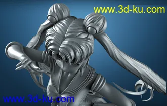《美少女战士》月野兔-3D打印模型的图片