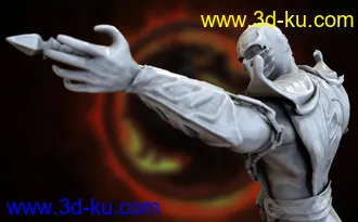 真人快打角色蝎子-全蝎人-3D打印模型的图片
