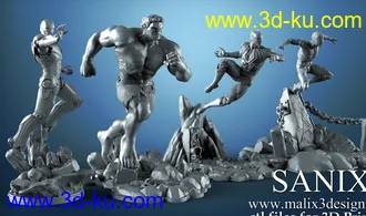 蝙蝠侠-3D打印模型的图片