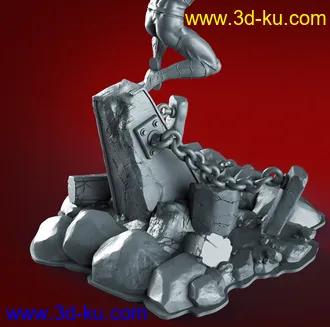 蝙蝠侠-3D打印模型的图片
