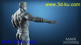 超人-3D打印模型的图片