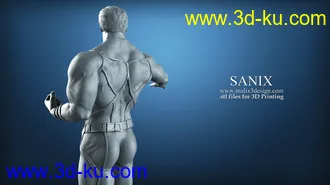超人-3D打印模型的图片