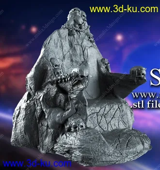 《复仇者联盟》萨诺斯,紫薯精,灭霸-3D打印模型的图片