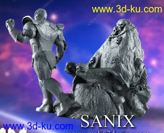 《复仇者联盟》萨诺斯,紫薯精,灭霸-3D打印模型的图片