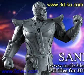 《复仇者联盟》萨诺斯,紫薯精,灭霸-3D打印模型的图片