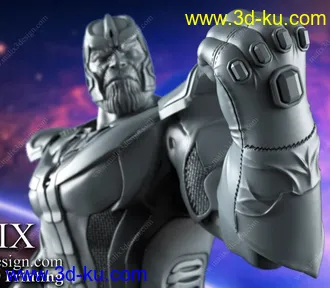 《复仇者联盟》萨诺斯,紫薯精,灭霸-3D打印模型的图片