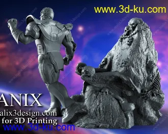 《复仇者联盟》萨诺斯,紫薯精,灭霸-3D打印模型的图片