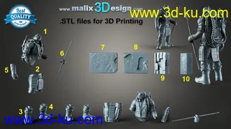 《忍者神龟》多纳泰罗,米开朗基罗,利奥纳多,拉斐尔-3D打印模型的图片