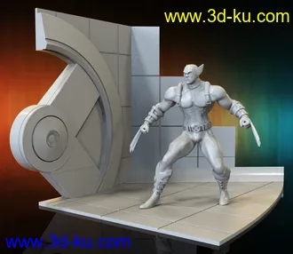 金刚狼,X-MEN-3D打印模型的图片