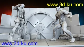 金刚狼,X-MEN-3D打印模型的图片