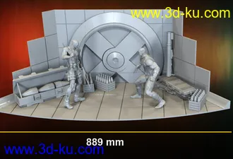 金刚狼,X-MEN-3D打印模型的图片