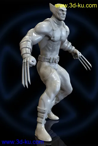 金刚狼,X-MEN-3D打印模型的图片