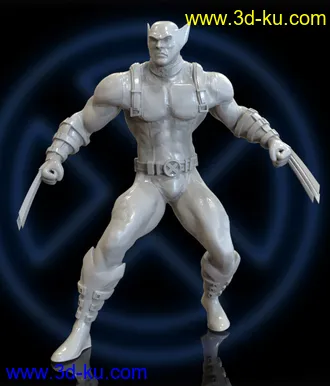 金刚狼,X-MEN-3D打印模型的图片