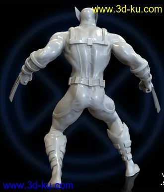 金刚狼,X-MEN-3D打印模型的图片