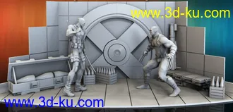 金刚狼,X-MEN-3D打印模型的图片