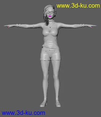 时尚女孩模型的图片